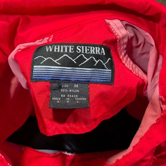 Red and Blue White Sierra Windbreaker with Big Front Pocket Medium - Picture 1 of 6